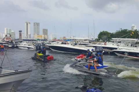 Menor herido por choque de moto acuática contra lancha en Playa Blanca, Barú