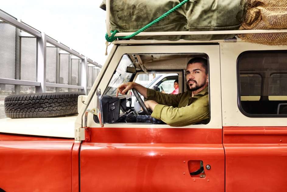 Juanes en la grabación del video "Fuego". / Cortesía