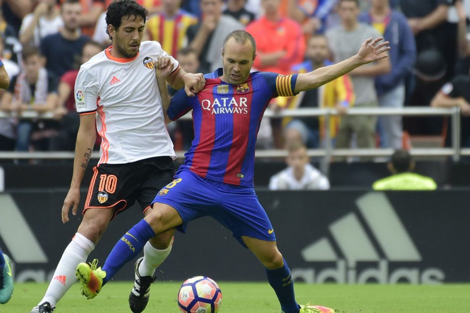 Andrés Iniesta, mediocampista del Barcelona. Foto: AFP