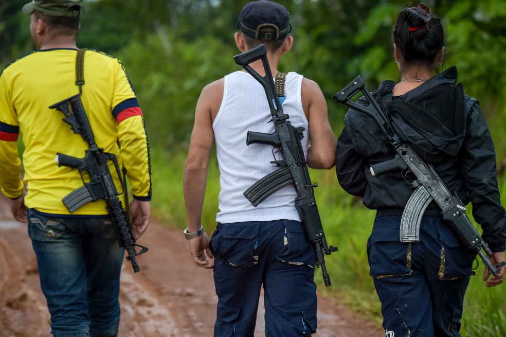 Las disidencias en Nariño están integradas por hombres de las antiguas Farc, principalmente por exguerrilleros de la columnas móviles Daniel Aldana y Mariscal Sucre, y por el Frente 29. /AFP.