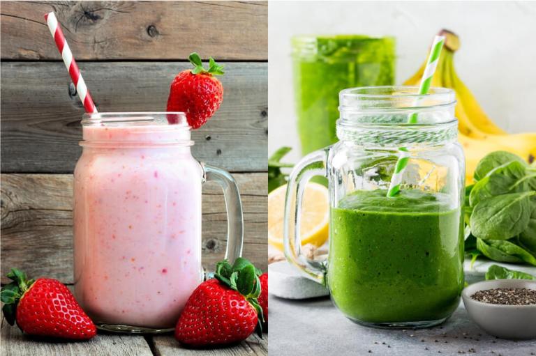 4 batidos saludables para bajar de peso ¡Tómalos en ayunas!