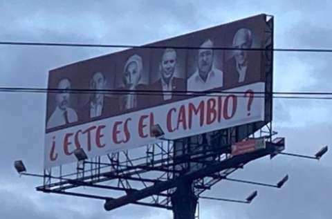 CNE ordena desmontar vallas que usan fotos de miembros del Pacto Histórico