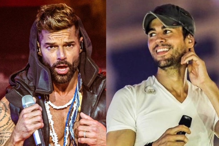 Enrique Iglesias y Ricky Martin por primera vez juntos