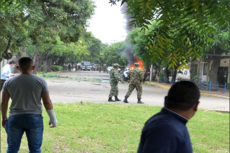 Explosión de carro bomba en instalaciones de la Brigada 30 en Cúcuta