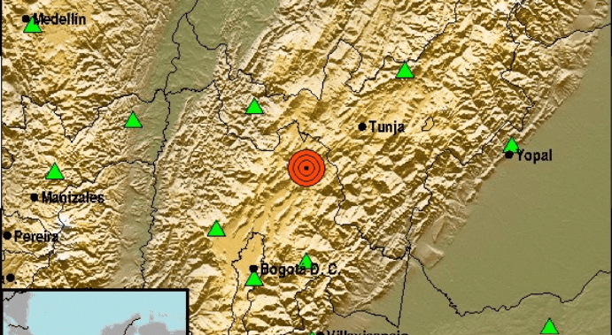 Temblor hoy: sismo de 5,2 grados de magnitud se registró en Cucunubá, Cundinamarca.