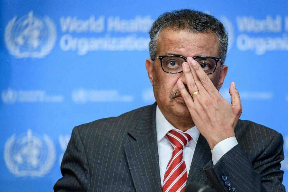 El director general de la OMS, Tedros Adhanom Ghebreyesus.