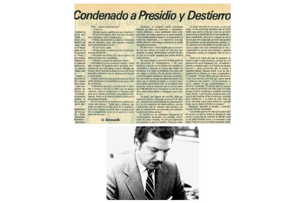 La serie compuesta de cinco entregas se publicó en conmemoración del bicentenario de José María del Castillo y Rada.