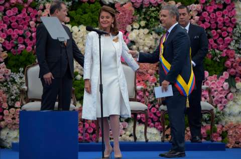 Histórico: Así se posesionó Marta Lucía Ramírez como la primera vicepresidenta de Colombia