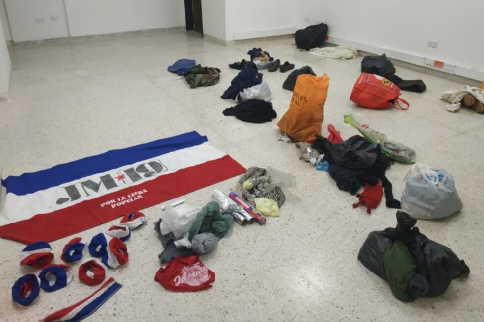 Elementos encontrados en un operativo conducido por la Fiscalía General de la Nación y la Policía Nacional en Cali. / Fiscalía General de la Nación
