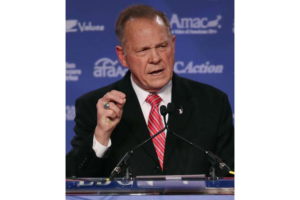 El candidato al Senado por el partido republicano, el juez Roy Moore. / AFP