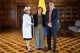 Canciller (e) Villavicencio posesiona a nuevos embajadores en Marruecos y Finlandia