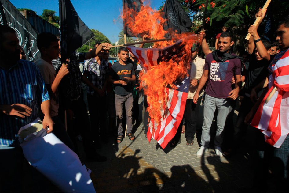 Reacciones musulmanas al video que desdibuja la imagen del Mahoma. Foto: AFP
