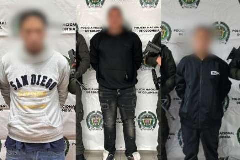 Caen tres extorsionistas en Bogotá: uno de ellos intimidaba a su propia madre