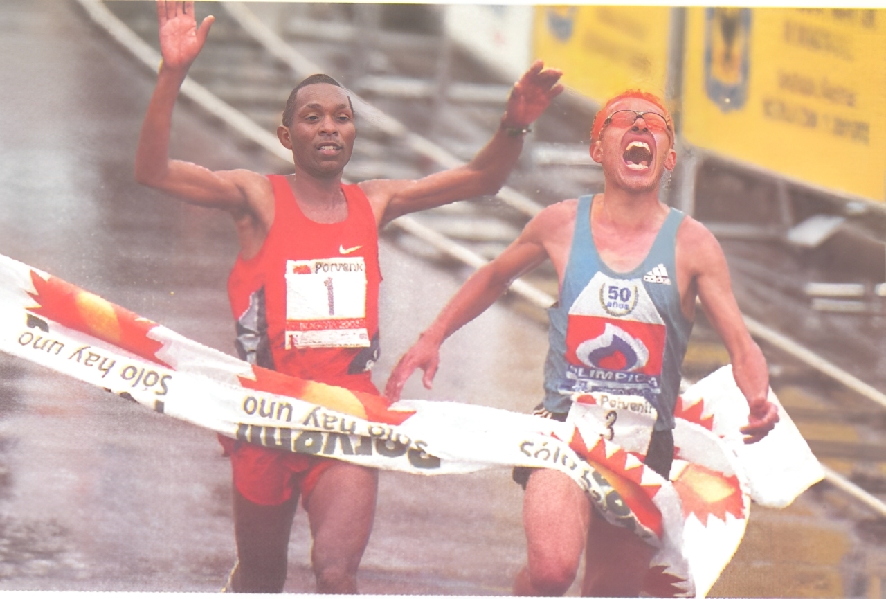 El bogotano José Alirio Carrasco es el único colombiano que ha ganado la Media Maratón de Bogotá.
