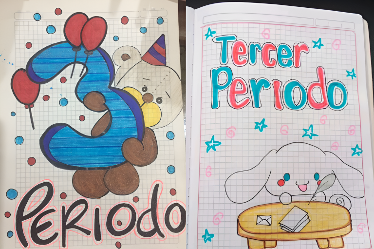 10 ideas de decoración de tercer periodo para los cuadernos de tus hijos