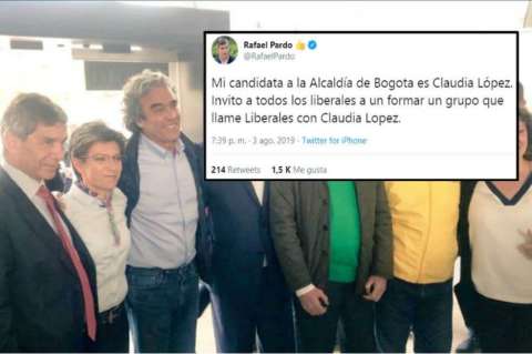"Liberales con Claudia López": el llamado disidente de Rafael Pardo en Bogotá