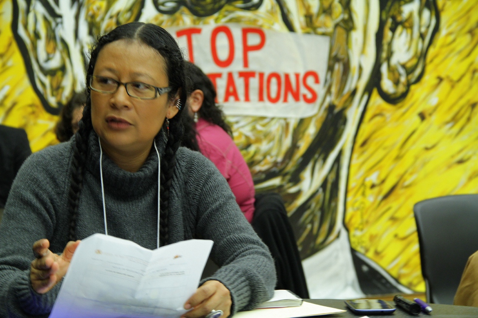Yanira Arias espera que el Congreso estadounidense impida que la deporten. / Archivo particular