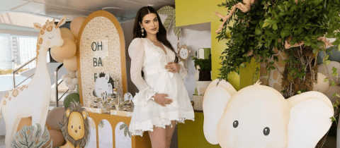 Sin Marc Anthony: así fue el lujoso baby shower de Nadia Ferreira