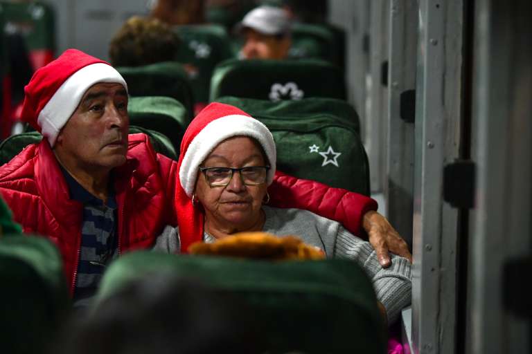 Tren de la Sabana en época decembrina
