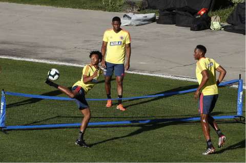 Colombia entrenó en Sao Paulo con toda su nómina