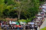 Nasas reciben a indígenas en resguardo La María