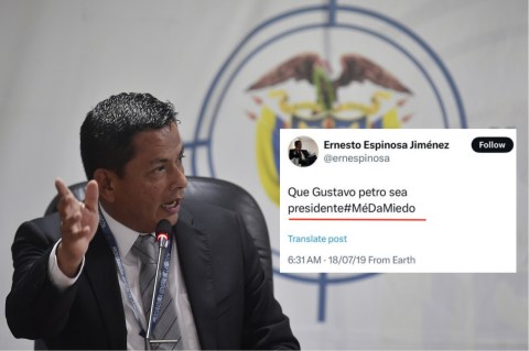 Procurador que juzga a Leyva solía trinar contra movimiento Petro: “#MeDaMiedo”