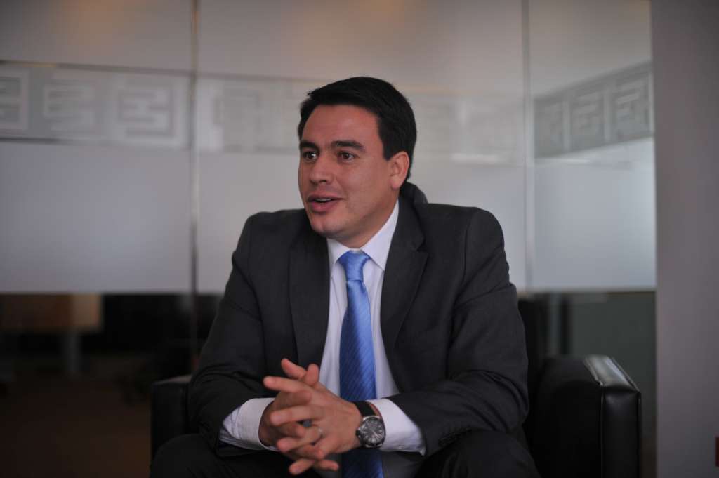 Ministro de Transporte, en entrevista.