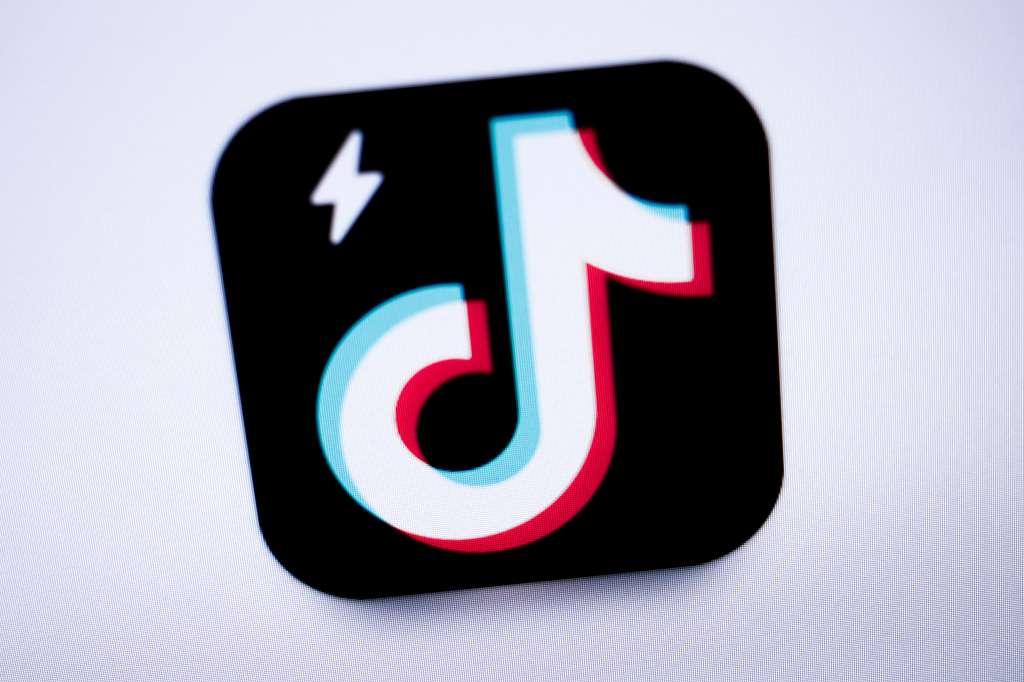 (FILES) This photograph taken on April 11, 2024, in Paris, shows the logo of the Chinese social network application TikTok Lite.