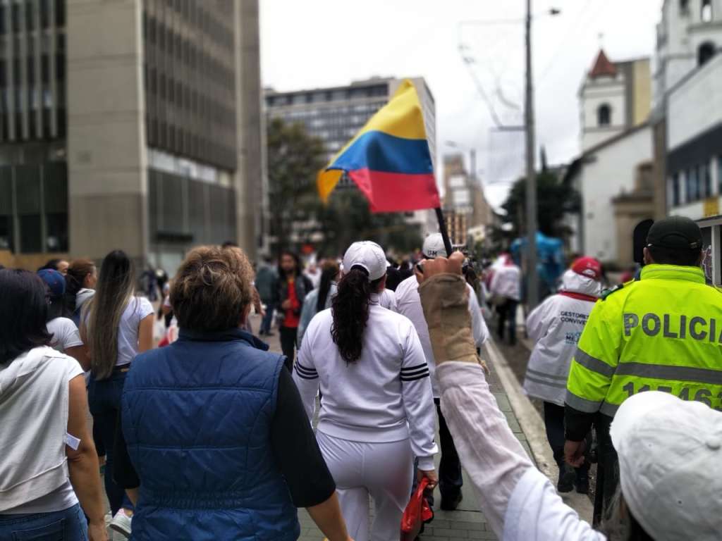 Miles de colombianos se movilizan por las principales ciudades del país contra el terrorismo. / Cristian Garavito - El Espectador.