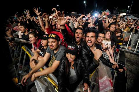Imágenes que dejó el concierto de Green Day en Bogotá