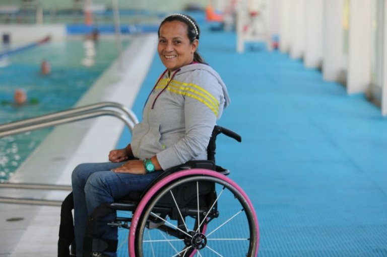 El estilo libre de Naiver Ome, tres veces medalla de oro en Parapanamericanos