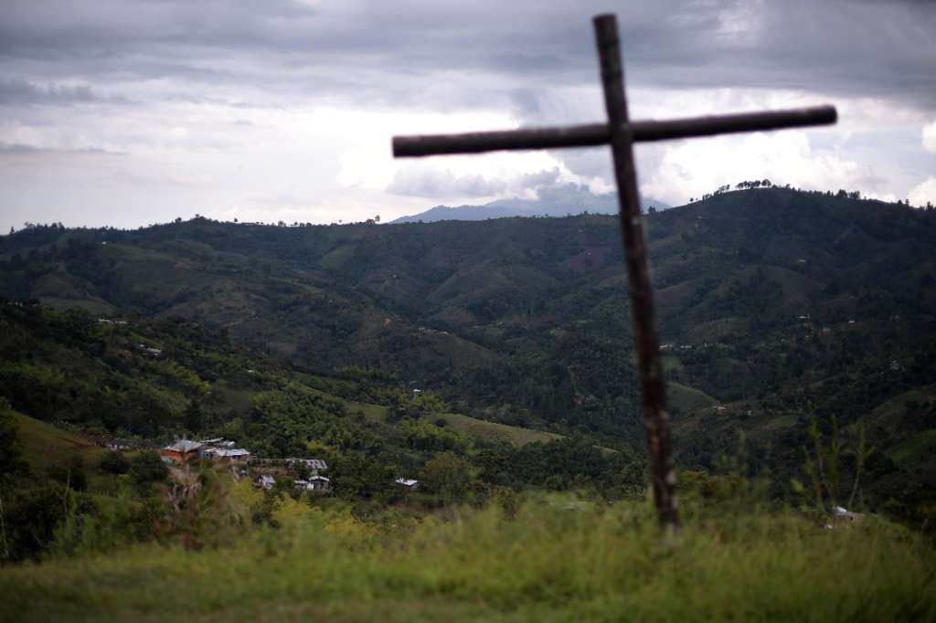 Desde este punto en el cerro de Belén, guerrilleros de las antiguas Farc lanzaban tatucos para destruir la estación de Policía. Al no ser esta una arma de precisión, no daban con su objetivo y destruyeron otros lugares del pueblo.