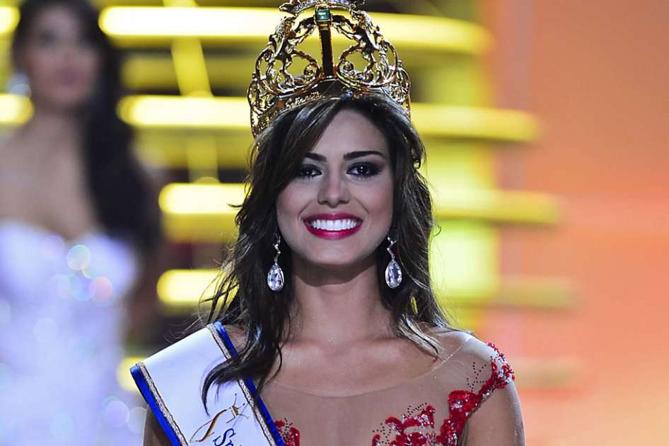 Lucía Aldana, Señorita Colombia 2012-2013. / AFP