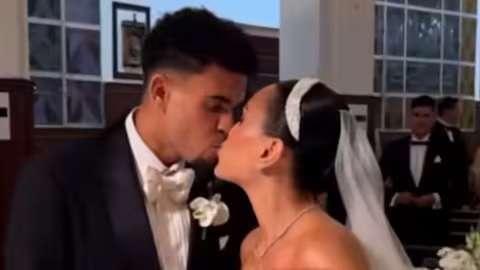 Así fue la boda de Lucho Díaz y Geraldine Ponce. Se casaron en Barranquilla