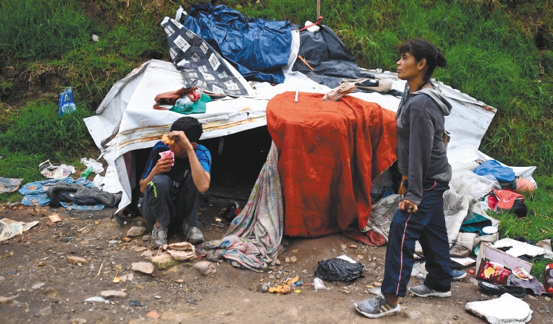 En Bogotá hay 9.538 habitantes de calle, de los cuales unos 3.000 están en los centros de atención. / Gustavo Torrijos.