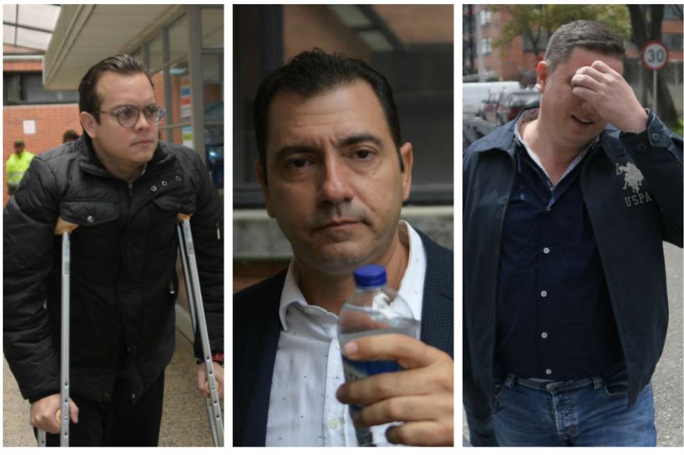 Felipe Rodríguez, Richard Náder Ordosgoitia y Ronald Ruiz de León. / Cristian Garavito
