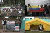 Imágenes: así fue el traslado de venezolanos a un nuevo albergue en Bogotá
