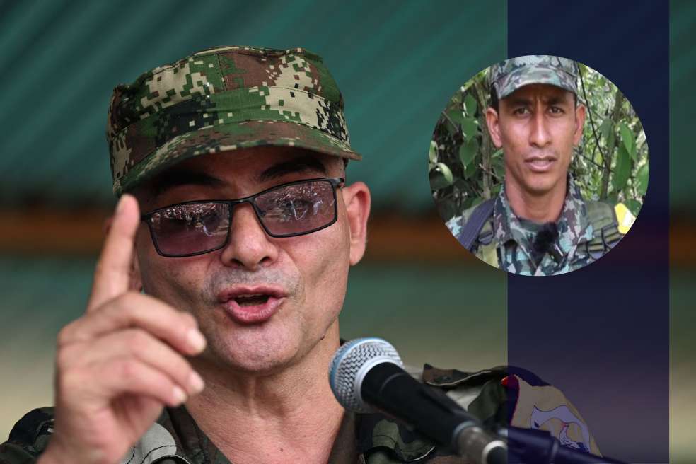 Él es alias “Giovanny”, segundo alfil de “Ivan Mordisco” que se entregó en Cauca.