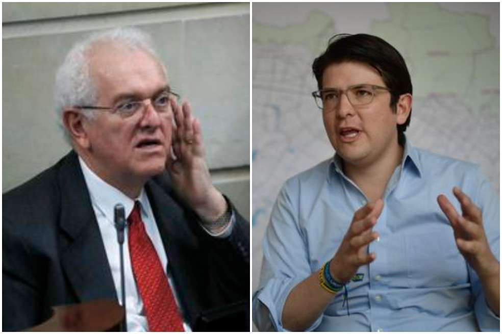 Ministro de Hacienda, José Antonio Ocampo - Senador Miguel Uribe Turbay (Centro Democrático)