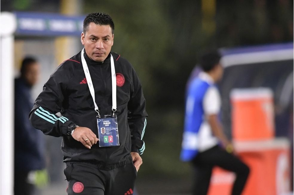 Héctor Cárdenas, director técnico de la selección de Colombia Sub-20.