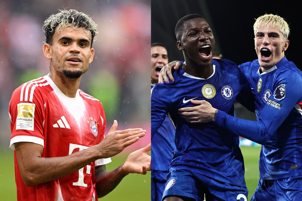 Luis Díaz, figura en Bayern, se mide con el Chelsea de Moisés Caicedo y Alejandro Garnacho.