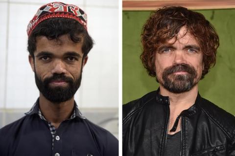 En fotos: el clon paquistaní de Tyrion Lannister que causa furor