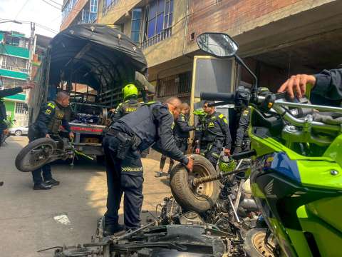Hurto de motos en Bogotá: otro delito que auspician quienes compran robado