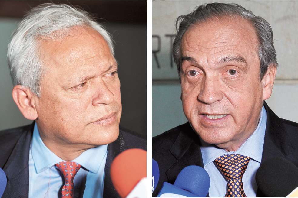 El senador Hernán Andrade estuvo ayer en la Corte Suprema de Justicia. El exgobernador Ramos también cumplió con su citación. / Gustavo Torrijos
