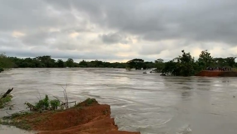 Creciente del río Cauca en La Mojana, entre Nechí (Antioquia) y San Jacinto del Cauca (Bolívar).