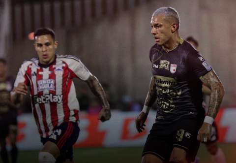 Fagúndez salvó a Santa Fe: empate 1-1 con Junior en el Romelio Martínez por Liga BetPlay
