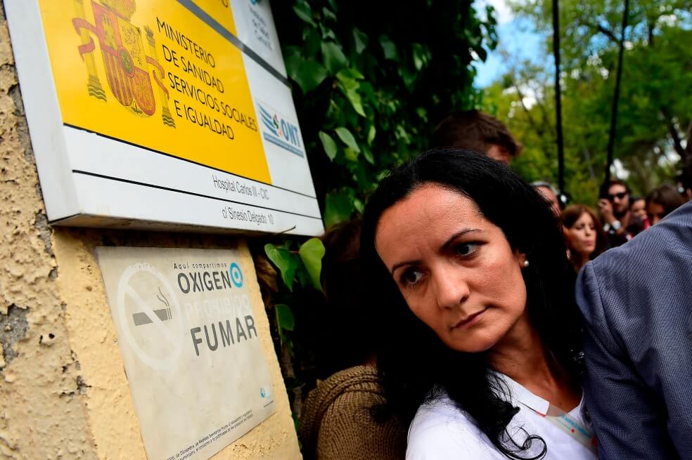 Yolanda Fuentes, hasta entonces directora de Salud Pública de la Comunidad de Madrid, renunció al cargo por no coincidir con las decisiones gubernamentales sobre el desconfinamiento. / AFP
