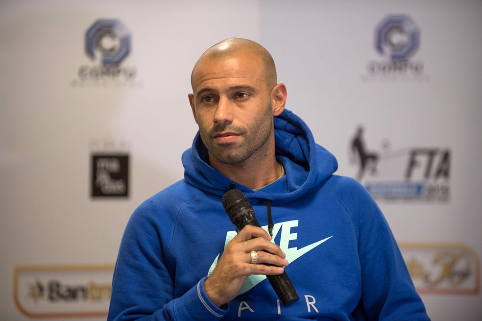 Javier Mascherano es el técnico de la selección de Argentina en el Sudamericano Sub 20 de Colombia. . EFE/Santiago Billy
