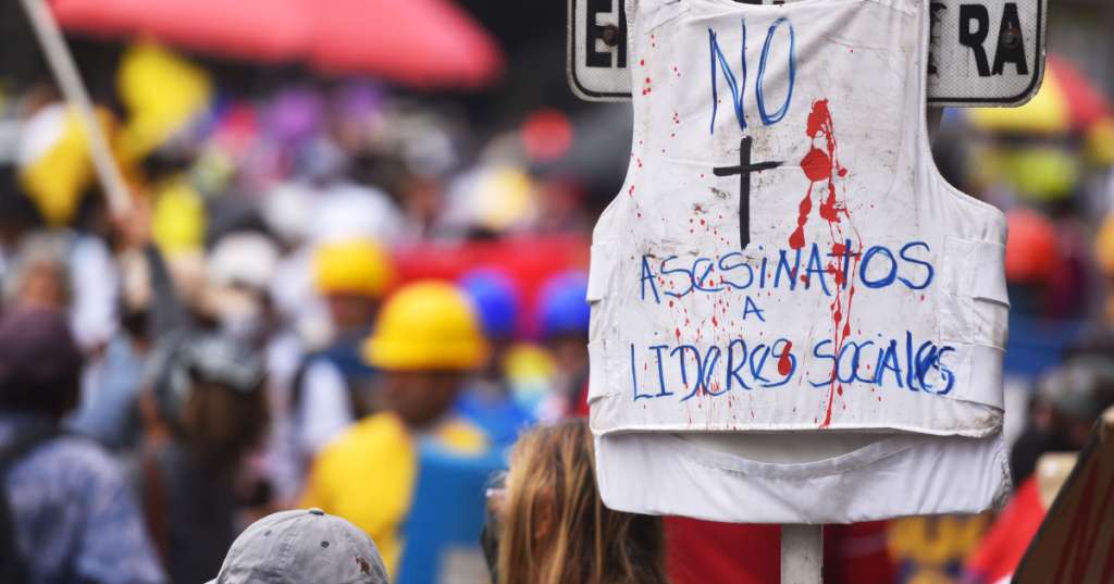 Defensoría del Pueblo reporta 112 líderes sociales asesinados en Colombia durante 2026