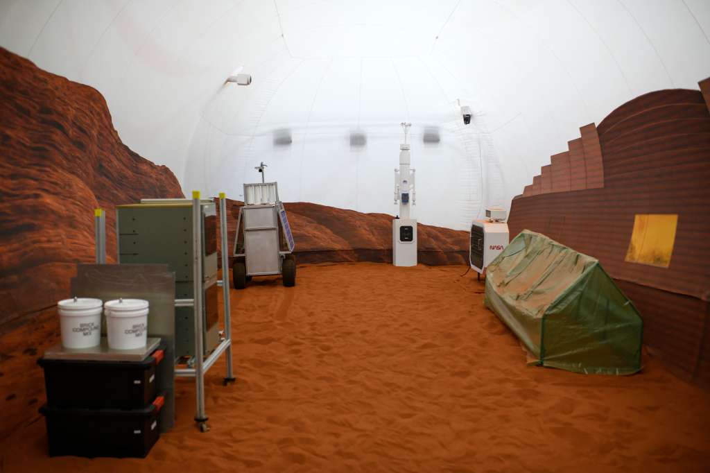 El lugar está ubicado en las instalaciones de investigación del Centro Espacial Johnson de la NASA en Houston / AFP Mark Felix